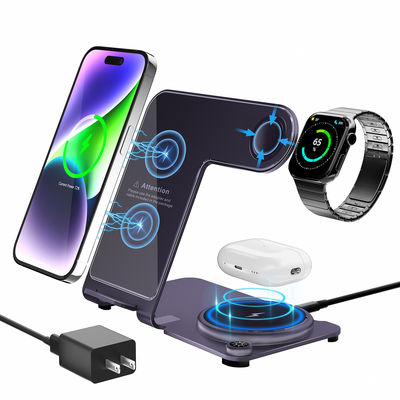 2025 Nuovo supporto per telefono cellulare Y91 15W/10W supporto per il caricamento dei prodotti Apple e Samsung