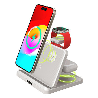 15W/10W Uscita di potenza A21 Apple e Samsung Caricabatterie con indicatore a led per cellulari, orologi e auricolari