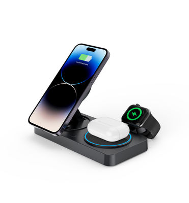 2025 Y388 Timess Efficiente caricabatterie wireless veloce 15W/10W Support Apple And Sansung Prodotti Zinc Wireless Charger