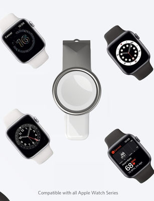 2025 Nuovo caricabatterie senza fili T304-A di zinco supporto di ricarica Apple e prodotti Samsung Dual Interface Watch Charger