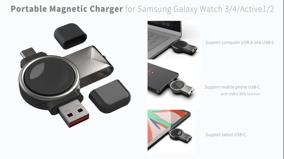 2025 Nuovo T304-S Timess Efficient Wireless Charger supporto Apple e Samsung Peoducts Zine Dual Interface Charger