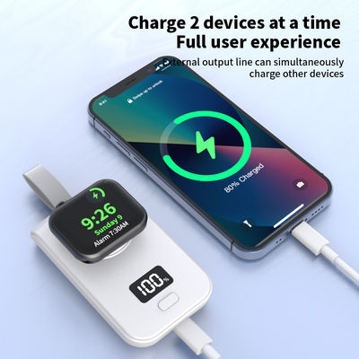 2025 Ultimo caricabatterie wireless per Apple Watch ABS+PC 2W Mini Power Bank Support Harging Iwatch