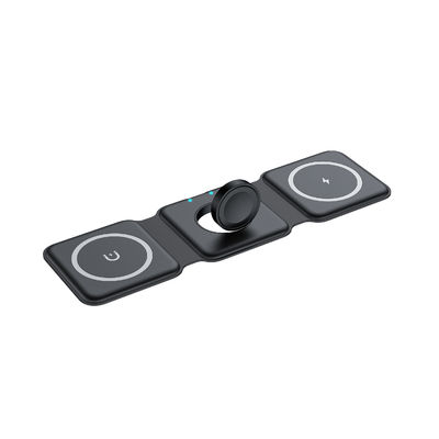 Buon prezzo 2025 Ingrosso di ricarica veloce senza fili pieghevole 15W/10W Gran Output Telefono cellulare Apple And Samsung Telefono / Earphone in linea