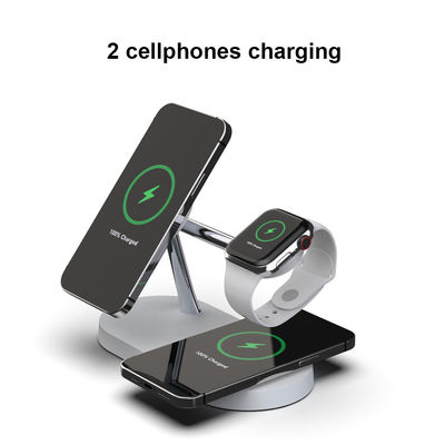 Buon prezzo 2025 Nuovo T268 Prezzo all'ingrosso 15w Caricabatterie veloci wireless ABS+Zinc Magnetic Apple And Samsung in linea