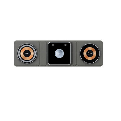 Buon prezzo Caricabatterie wireless multifunzione da 15W/10W per Apple e Samsung, caricabatterie per cellulari pieghevoli X8 in linea