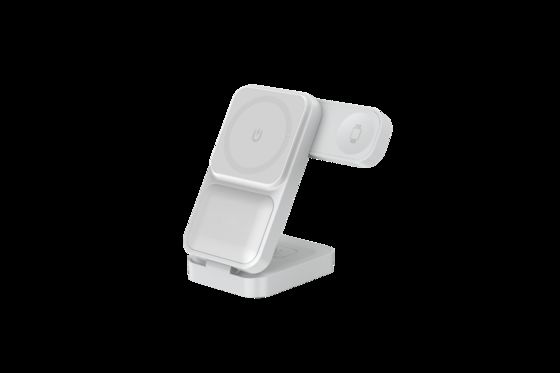 S1 Pieghevole Magnetico 3 in 1 caricabatterie wireless 15W / 10W supporto supporto di supporto Apple'S E Samsung'S Prodotti