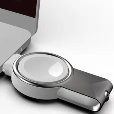 Buon prezzo T304-A Dual Plug 2 in 1 Watch Charger ABS 3W Per la ricarica di Apple Watch in linea