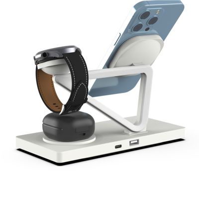 Caricabatterie wireless magnetico QI T216 per iPhone e Samsung, supporto per caricabatterie wireless