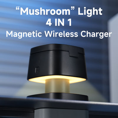 Buon prezzo Caricabatterie Wireless Pieghevole dall'Aspetto Metallico da 15W per Ricarica Wireless Veloce Portatile in linea