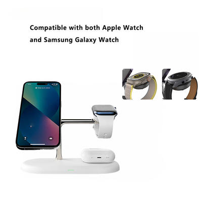 Buon prezzo Produttore di caricabatterie wireless multifunzione, nuovo prodotto con design in ABS+lega di zinco In linea