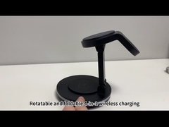 Magsafe 15W tutto in un caricabatterie senza fili caricabatterie veloce con lampada