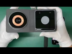 Stazione di ricarica wireless pieghevole 3 in 1 con carica rapido a doppia bobina