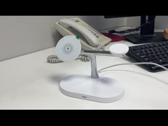 Timess T268D Fast Metal Wireless Charging Stable Current Magnetic Apple 3 in 1 Stand di ricarica
