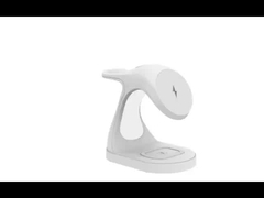 Timess Y008 Magnetic Suction Night Light Wireless Charger 15W 4 in 1 Stand di caricabatterie per Apple