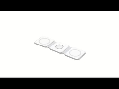 15W Qi compatibile portatile con protezione da sovratensione - Nero/bianco