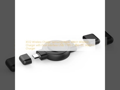 X512 carica wireless Samsung/Apple Watch caricabatterie wireless con doppia interfaccia USB/TYPE-C ABS+PC Watch s