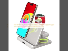 A21 Wireless Fast Charger 3 in 1 Stand Charger Supporto Apple e Samsung Earphone / Iwatch Fast Charger
