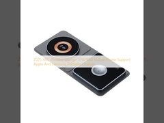 2025 X8C caricabatterie wireless 15W/10W supporto telefono cellulare Apple e Samsung caricabatterie pieghevole