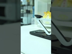 5 in 1 15W Fast Magnetic Wireless Charger Sation con luce notturna 2W Accetta logo personalizzato