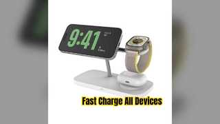 Caricabatterie wireless veloce magnetico QI2 da 15 W